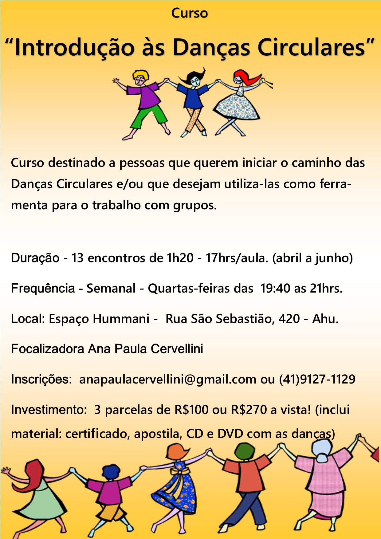 Curso Introdução as Danças Circulares - Hummani-